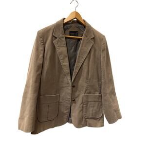 Vintage Camel Corduroy Blazer Academia Equestrian Preppy Jacket  M